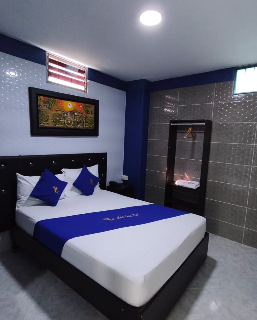 Habitación del Hotel Luna Azul Florencia